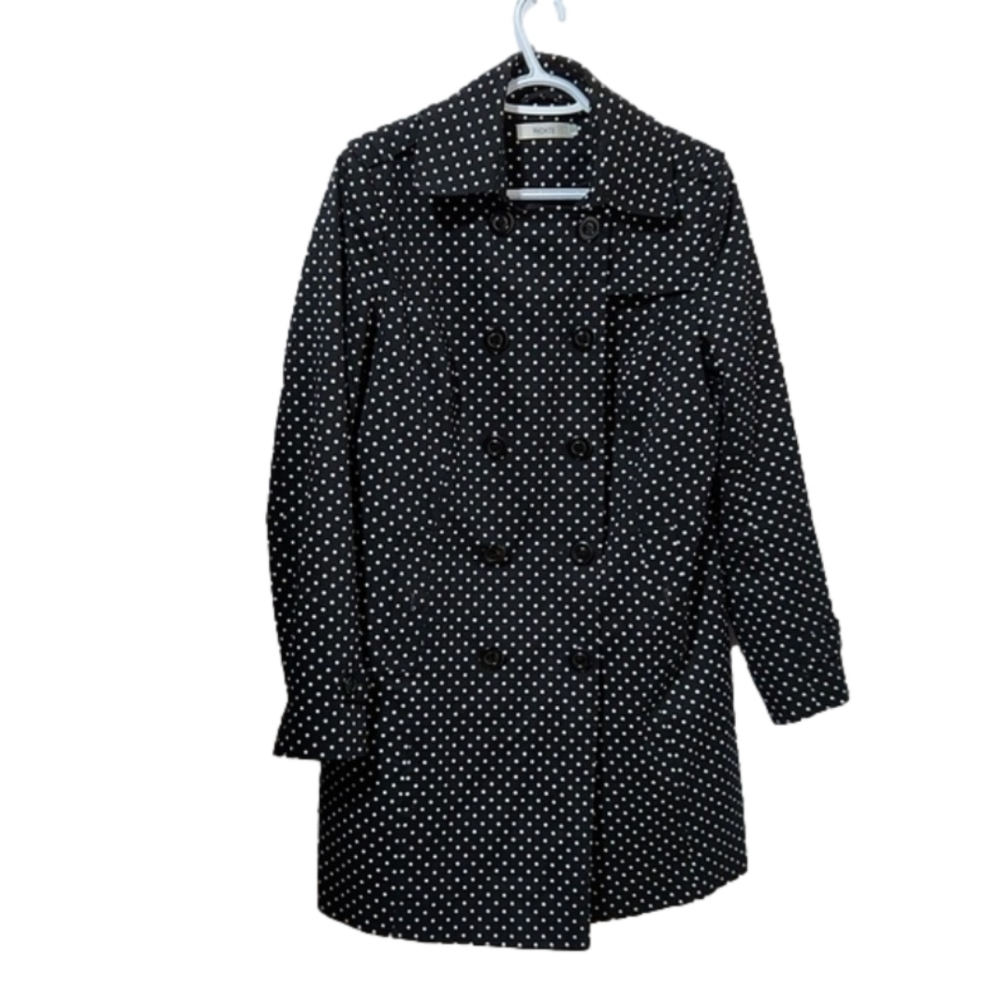 Ricki's mid length polka dot coat